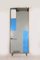 Vintage Blue and Grey Geometric Coat Rack from Drevokov Blatna, 1960s 1