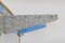 Vintage Blue and Grey Geometric Coat Rack from Drevokov Blatna, 1960s, Image 5