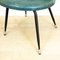 Spanish Iron and Green Skai Club Chairs, 1960s, Set of 2 10