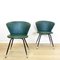 Spanish Iron and Green Skai Club Chairs, 1960s, Set of 2 3