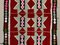 Small Vintage Turkish Indigo, Red, Blue, Black, and Grey Wool Kilim Rug, 1950s, Image 8