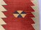 Small Vintage Turkish Red, Green, Beige, and Yellow Wool Kilim Rug, 1950s, Image 7