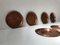 Vintage Danish Copper Drink and Coffee Coasters Set, 1960s, Set of 12, Image 6