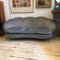 Geschwungenes Mid-Century Modern Sofa aus Messing & Samt im Stil von Gio Ponti, 1950er 3