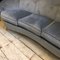 Geschwungenes Mid-Century Modern Sofa aus Messing & Samt im Stil von Gio Ponti, 1950er 10