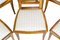 German Art Nouveau Walnut Dining Chairs, Set of 6 5
