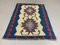 Small Vintage Turkish Red, Blue & Brown Wool Oushak Kilim Rug, 1950s, Image 2