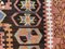 Tappeto grande Tribal Kilim vintage rosso, verde, nero e oro, Turchia, anni '50, Immagine 6