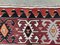 Tappeto grande Tribal Kilim vintage rosa, blu, beige e nero, Turchia, anni '50, Immagine 9