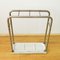 Vintage Bauhaus Tubular Steel and Cast Iron Umbrella Stand, Set of 2 3