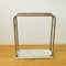 Vintage Bauhaus Tubular Steel and Cast Iron Umbrella Stand, Set of 2 1