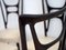 Ebonized Wood Dining Chairs, 1950s, Set of 6, Image 11