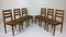 Oak Dining Chairs by Maurice Pré & Janette Laverrière, 1950s, Set of 6 3