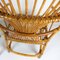 Large Vintage Bamboo & Rattan Lounge Chairs, 1960s, Set of 2 11