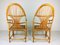 Large Vintage Bamboo & Rattan Lounge Chairs, 1960s, Set of 2 8