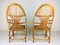 Large Vintage Bamboo & Rattan Lounge Chairs, 1960s, Set of 2, Image 8