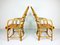 Large Vintage Bamboo & Rattan Lounge Chairs, 1960s, Set of 2 6