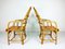 Large Vintage Bamboo & Rattan Lounge Chairs, 1960s, Set of 2, Image 6