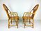 Large Vintage Bamboo & Rattan Lounge Chairs, 1960s, Set of 2 9