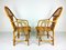 Large Vintage Bamboo & Rattan Lounge Chairs, 1960s, Set of 2, Image 9