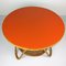 Table Basse Ronde Vintage en Bambou & Rotin, 1960s 9