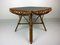 Vintage Bamboo & Rattan Square Coffee Table, 1960s, Image 2