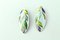 Enamel Earclips by Atelier Casanova for Atelier Casanova, 1950s, Set of 2 2