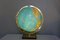 Vintage Illuminated Globe in Glass & Brass from Columbus Oestergaard, 1960s 3