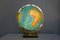 Globe Vintage Illuminé en Verre et Laiton de Columbus Oestergaard, 1960s 4