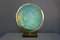 Vintage Illuminated Globe in Glass & Brass from Columbus Oestergaard, 1960s 2