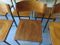 Industrial Plywood Stacking Chairs from Mauser, Set of 4, Image 13