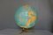 Vintage Illuminated Glass Globe on Tripod Brass Base from Columbus Oestergaard, 1960s, Image 19