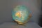 Vintage Illuminated Glass Globe on Tripod Brass Base from Columbus Oestergaard, 1960s, Image 10