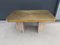 Vintage Etched Brass Dining Table or Desk from Georges Mathias 1