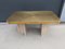 Vintage Etched Brass Dining Table or Desk from Georges Mathias, Image 1