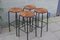 Mid-Century Danish Barstools in Teak & Black Tubular Steel, 1960s, Set of 4, Image 3