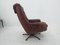 Mid-Century Leather Swivel Armchair from Peem, Finland,, 1970s 2