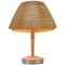 Mid-Century French Wooden Table Lamp from Lucid, 1970s, Image 1