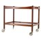 Teak Serving Trolley Bar by Hans J. Wegner for Andreas Tuck, Denmark, 1960s, Image 1