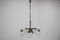 Lámpara de araña Bauhaus de metal cromado, años 30, Imagen 6