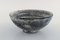 Bowl in Grey-Black Double Glazed Stoneware from Kähler, Denmark, 1930s 4