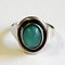 Oval Turquoise Stone Silver Ring by Sven Holmström, Sweden, 1950s, Image 5