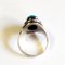 Oval Turquoise Stone Silver Ring by Sven Holmström, Sweden, 1950s 4