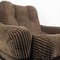 Vintage Brown Velvet Lounge Chairs, 1970s, Set of 2 5