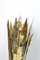 Italian Table Lamp with Brass Base and Leaves, 1970s, Image 6