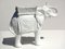 Weißer Elefant aus Keramik, 1960er 3