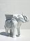 Éléphant en Céramique Blanche, 1960s 1
