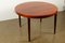 Vintage Danish Round Extendable Rosewood Dining Table, 1960s 2