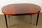 Vintage Danish Round Extendable Rosewood Dining Table, 1960s, Image 12