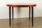 Vintage Danish Round Extendable Rosewood Dining Table, 1960s, Image 5